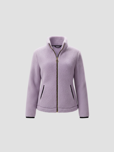 VELORIA | CHAQUETA DE FELPA ULTRASUAVE PARA MUJER – ABRIGO LIGERO Y CÁLIDO