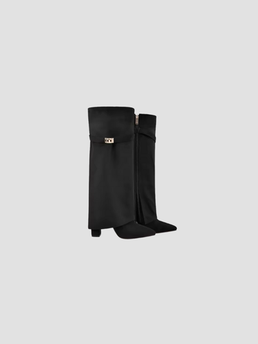 MARISELA | BOTAS ALTAS DE MUJER – SOFISTICACIÓN VANGUARDISTA Y DETALLE DISTINTIVO