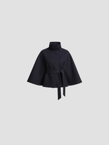 ISALÈNE | ABRIGO DE CUELLO ALTO – SOFISTICACIÓN URBANA Y ESTILO ATEMPORAL