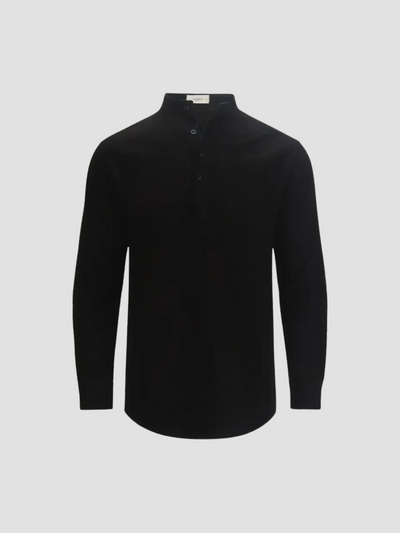 DORADO | CAMISETA HENLEY LARGA | ESTILO CASUAL-ELEGANTE