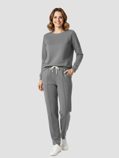 SOLVIENNE | CONJUNTO CASUAL PARA MUJER – COMODIDAD SUAVE Y ESTILO SIN ESFUERZO