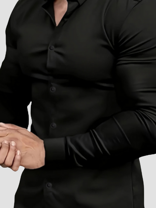 THIAGO | CAMISA ELÁSTICA | ELEGANCIA CONTEMPORÁNEA