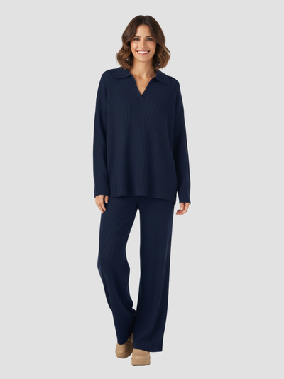 MARCELINNE | CONJUNTO DE PUNTO PARA MUJER – CONFORT LIGERO Y SOFISTICACIÓN DIARIA