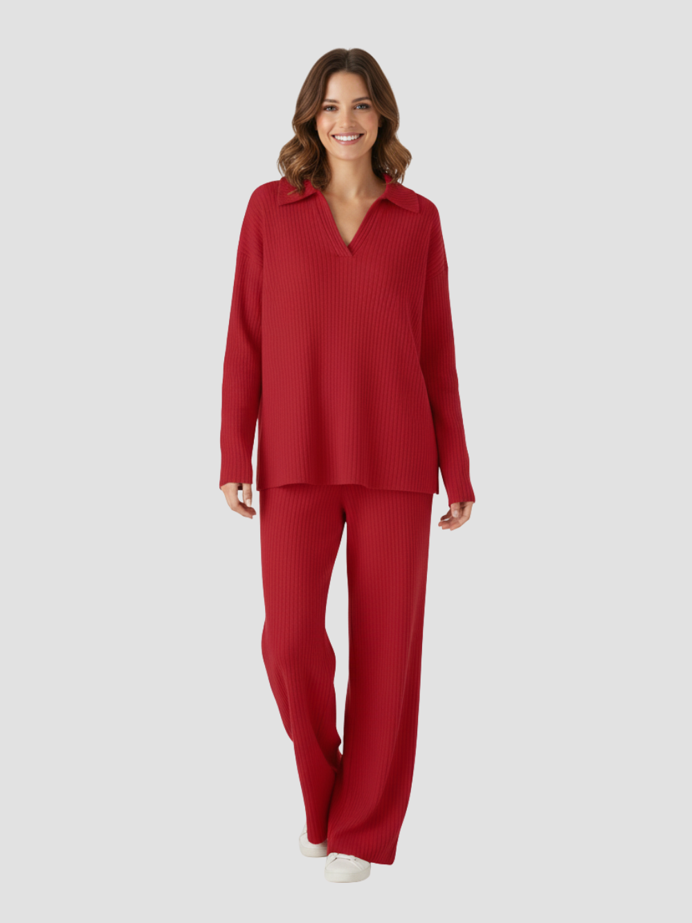 MARCELINNE | CONJUNTO DE PUNTO PARA MUJER – CONFORT LIGERO Y SOFISTICACIÓN DIARIA