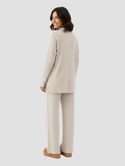 MARCELINNE | CONJUNTO DE PUNTO PARA MUJER – CONFORT LIGERO Y SOFISTICACIÓN DIARIA