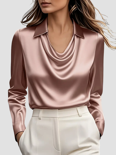 AMAYA | BLUSA DE MUJER | SATÉN FLUIDO Y ESTILO SOFISTICADO