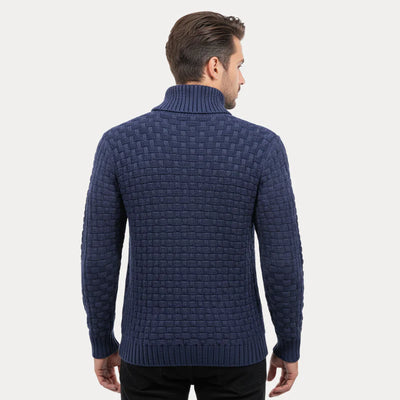 IKERAN | SUÉTER TEXTURIZADO | CUELLO ABOTONADO Y ESTILO