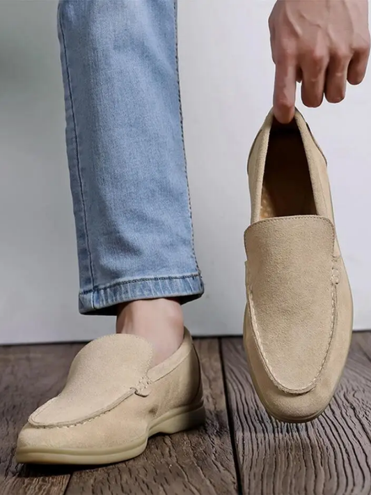 MATEO | MOCASÍN DE ANTE | CLÁSICO Y CONFORTABLE