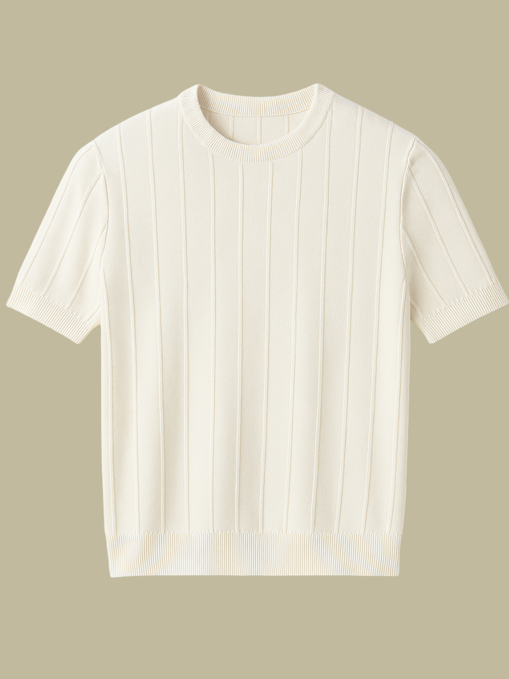DIEGO | CAMISETA PUNTO HOMBRE | TEXTURA ACANALADA