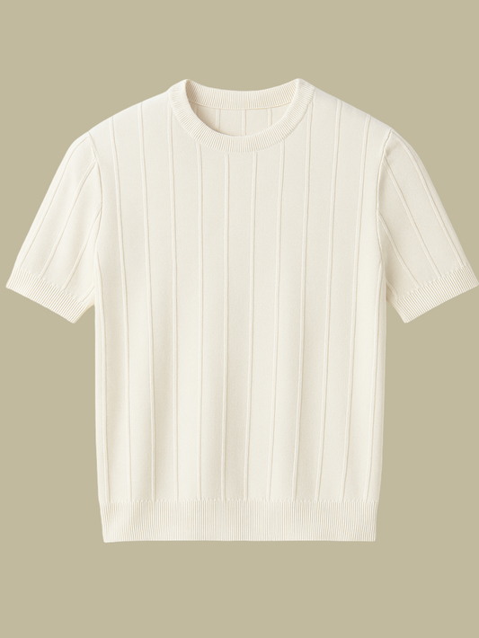 DIEGO | CAMISETA PUNTO HOMBRE | TEXTURA ACANALADA