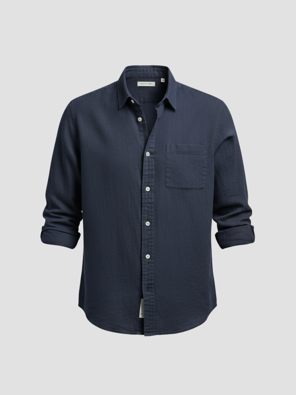 ARISTON | CAMISA MASCULINA DE ALGODÓN CEPILLADO – AJUSTE MODERNO Y CONFORT ATEMPORAL