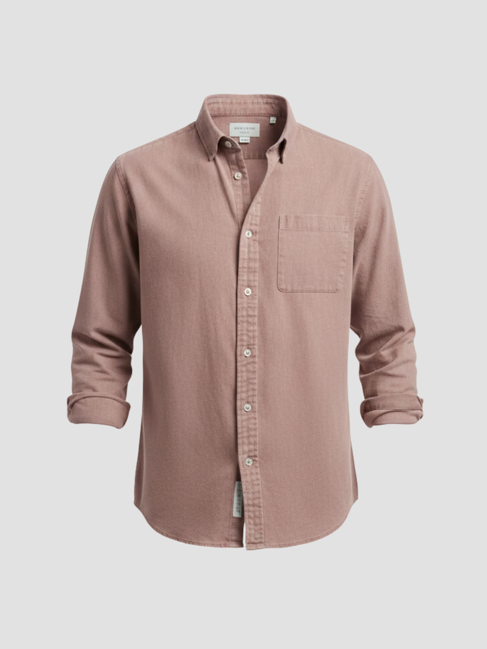 ARISTON | CAMISA MASCULINA DE ALGODÓN CEPILLADO – AJUSTE MODERNO Y CONFORT ATEMPORAL