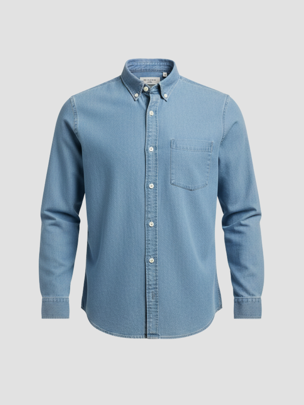 ARISTON | CAMISA MASCULINA DE ALGODÓN CEPILLADO – AJUSTE MODERNO Y CONFORT ATEMPORAL