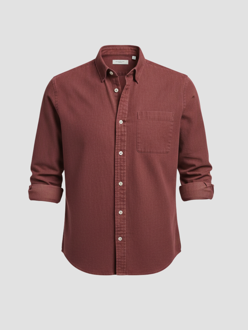 ARISTON | CAMISA MASCULINA DE ALGODÓN CEPILLADO – AJUSTE MODERNO Y CONFORT ATEMPORAL
