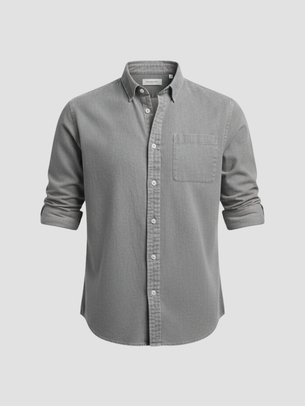 ARISTON | CAMISA MASCULINA DE ALGODÓN CEPILLADO – AJUSTE MODERNO Y CONFORT ATEMPORAL