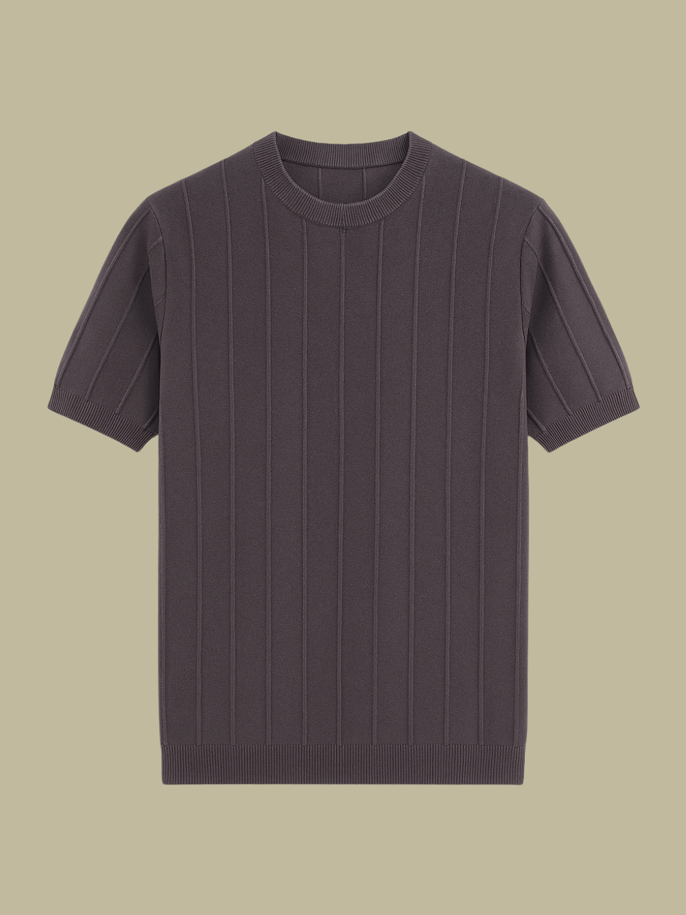 DIEGO | CAMISETA PUNTO HOMBRE | TEXTURA ACANALADA