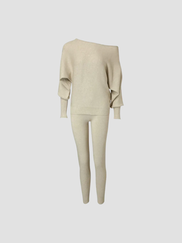 NOELIA | CONJUNTO DE PUNTO | JERSEY Y LEGGINGS MODERNOS