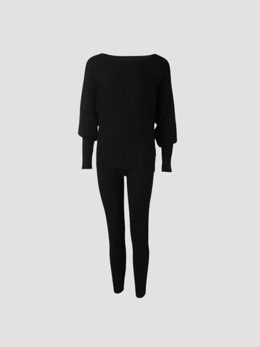 NOELIA | CONJUNTO DE PUNTO | JERSEY Y LEGGINGS MODERNOS