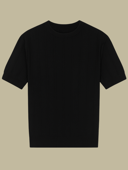 DIEGO | CAMISETA PUNTO HOMBRE | TEXTURA ACANALADA