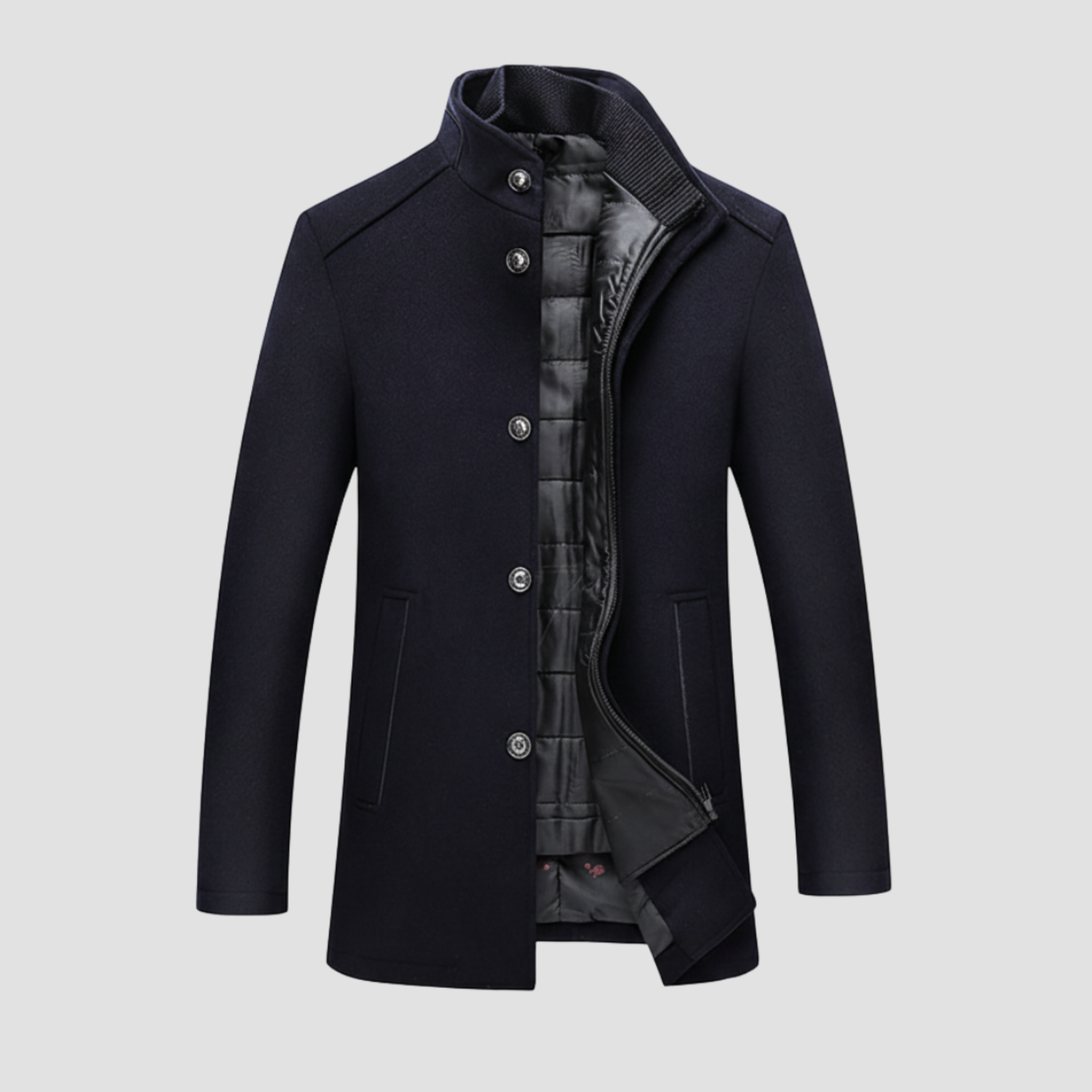 CRISANTO | ABRIGO DE TWEED PARA HOMBRE – CALIDEZ FUNCIONAL Y ESTILO SOFISTICADO