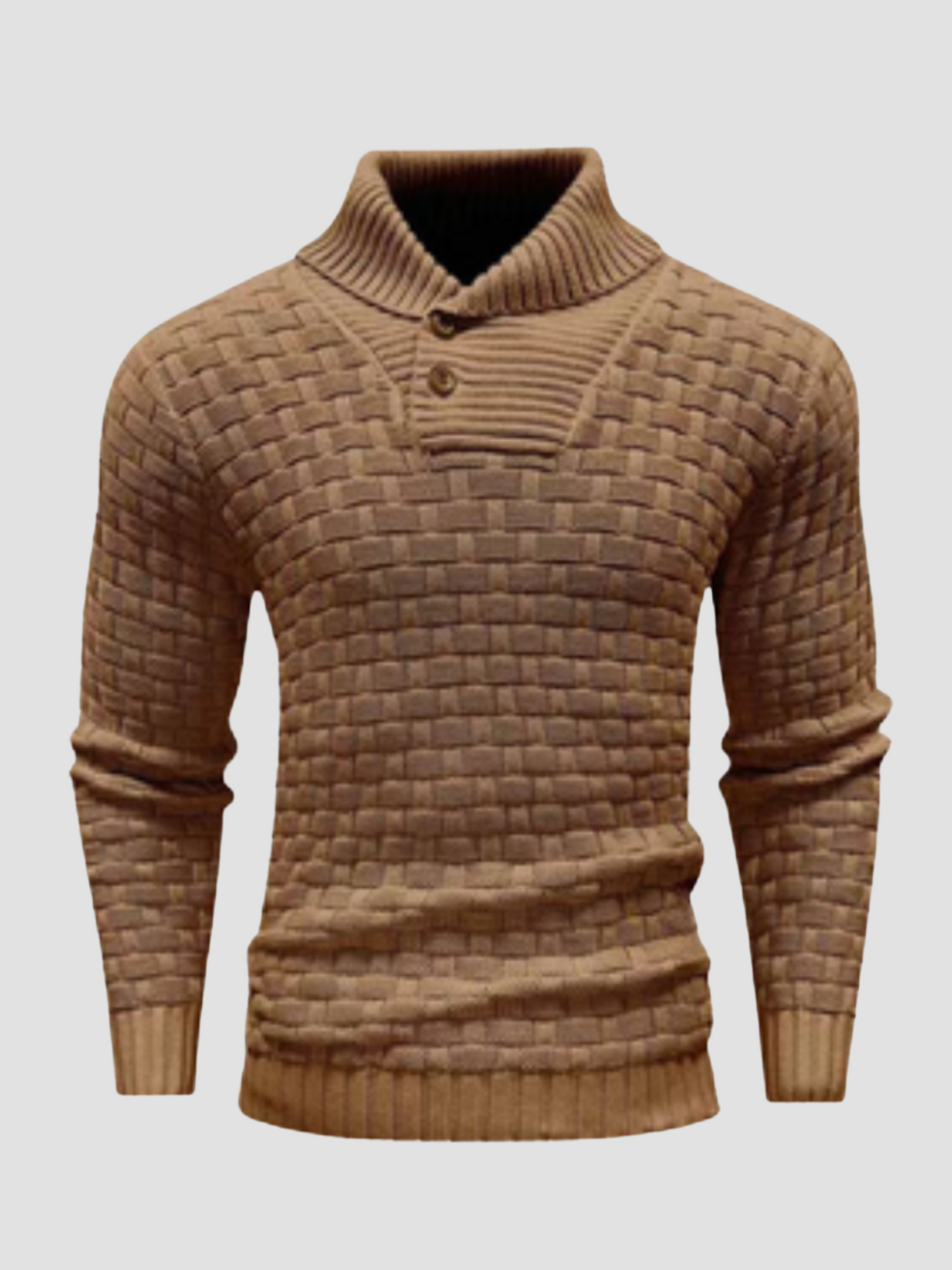 IKERAN | SUÉTER TEXTURIZADO | CUELLO ABOTONADO Y ESTILO