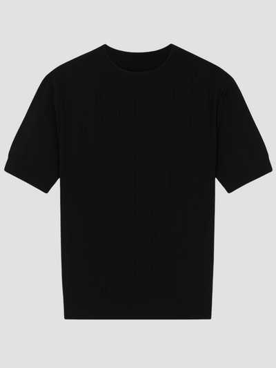 DIEGO | CAMISETA PUNTO HOMBRE | TEXTURA ACANALADA