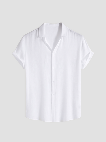 NICOLÁS | CAMISA LINO HOMBRE | MANGAS CORTAS Y LIGEREZA