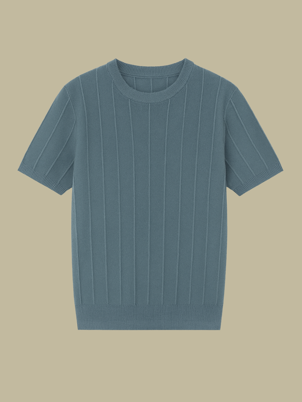 DIEGO | CAMISETA PUNTO HOMBRE | TEXTURA ACANALADA