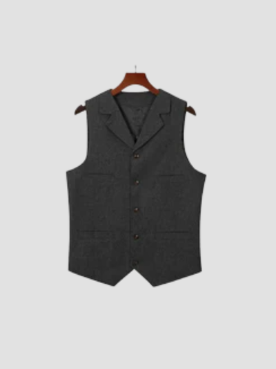 AURELIO | CHALECO DE SASTRERÍA | CORTE ELEGANTE Y VERSÁTIL