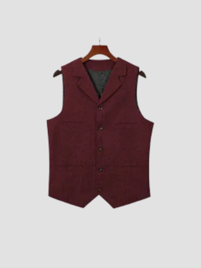 AURELIO | CHALECO DE SASTRERÍA | CORTE ELEGANTE Y VERSÁTIL