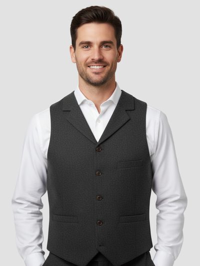 AURELIO | CHALECO DE SASTRERÍA | CORTE ELEGANTE Y VERSÁTIL
