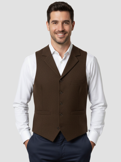 AURELIO | CHALECO DE SASTRERÍA | CORTE ELEGANTE Y VERSÁTIL