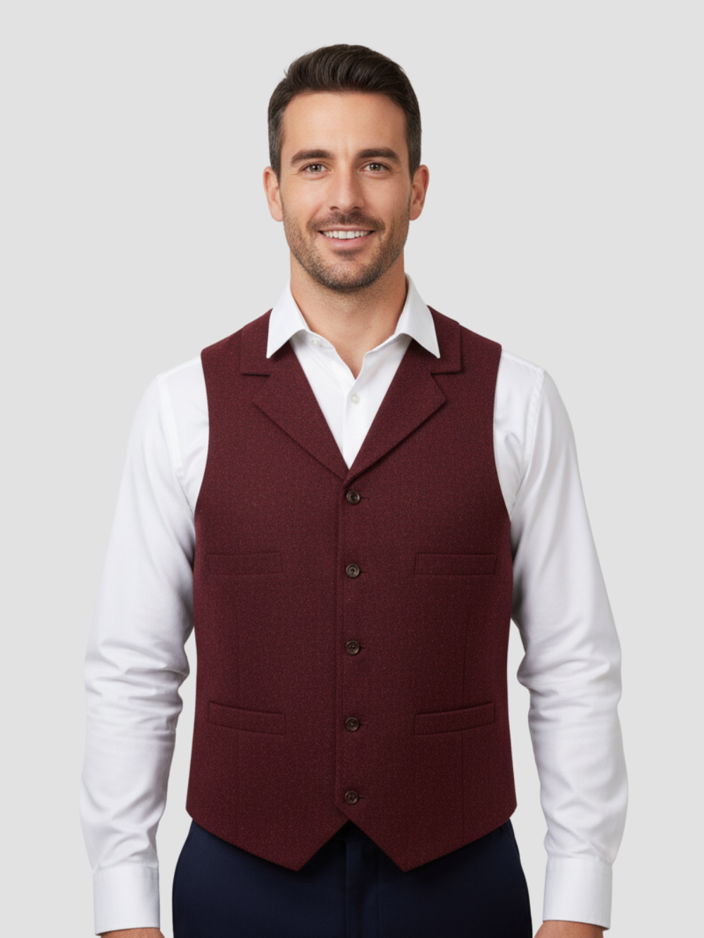 AURELIO | CHALECO DE SASTRERÍA | CORTE ELEGANTE Y VERSÁTIL