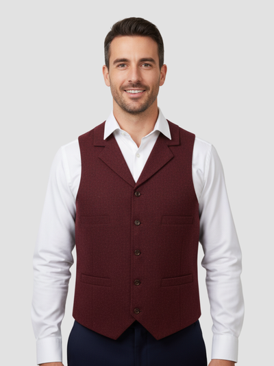 AURELIO | CHALECO DE SASTRERÍA | CORTE ELEGANTE Y VERSÁTIL