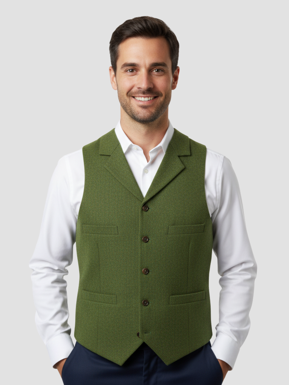 AURELIO | CHALECO DE SASTRERÍA | CORTE ELEGANTE Y VERSÁTIL