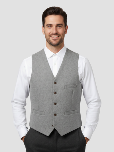 AURELIO | CHALECO DE SASTRERÍA | CORTE ELEGANTE Y VERSÁTIL