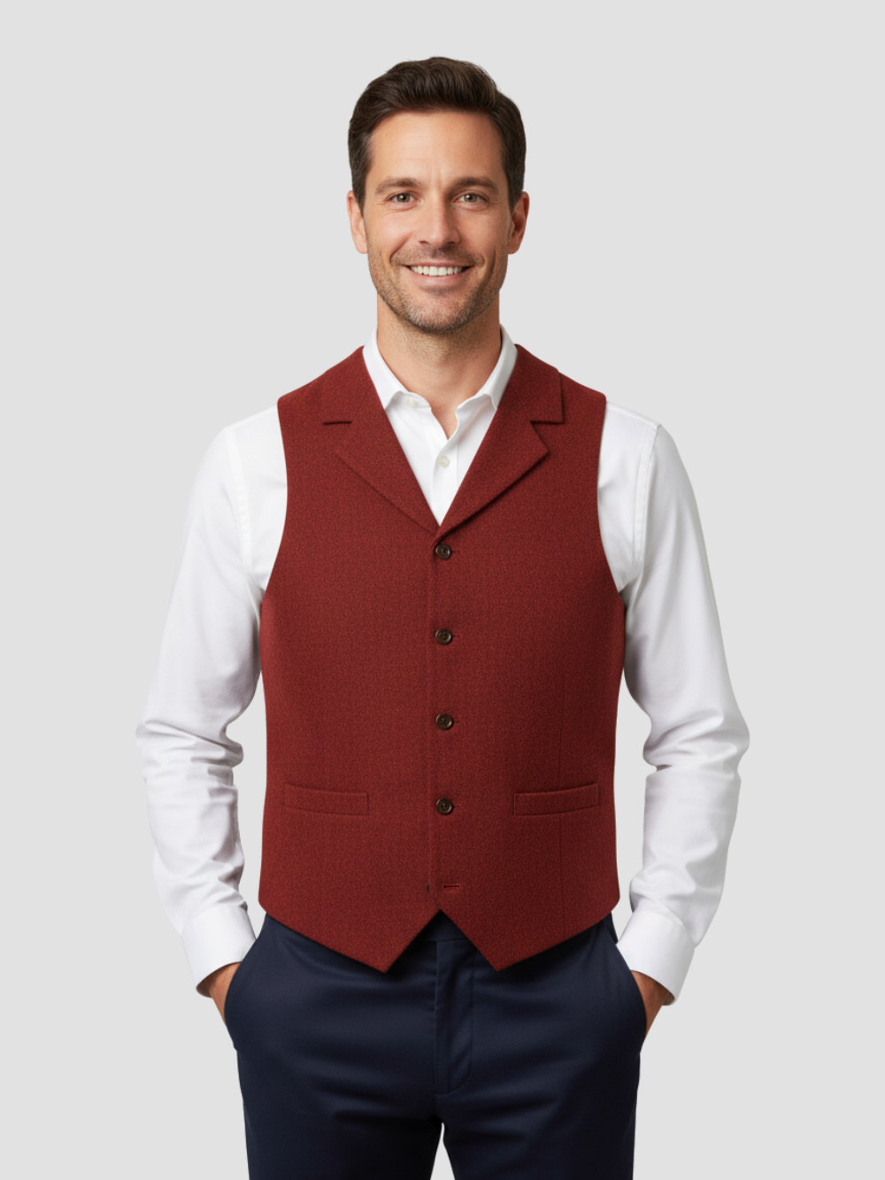 AURELIO | CHALECO DE SASTRERÍA | CORTE ELEGANTE Y VERSÁTIL