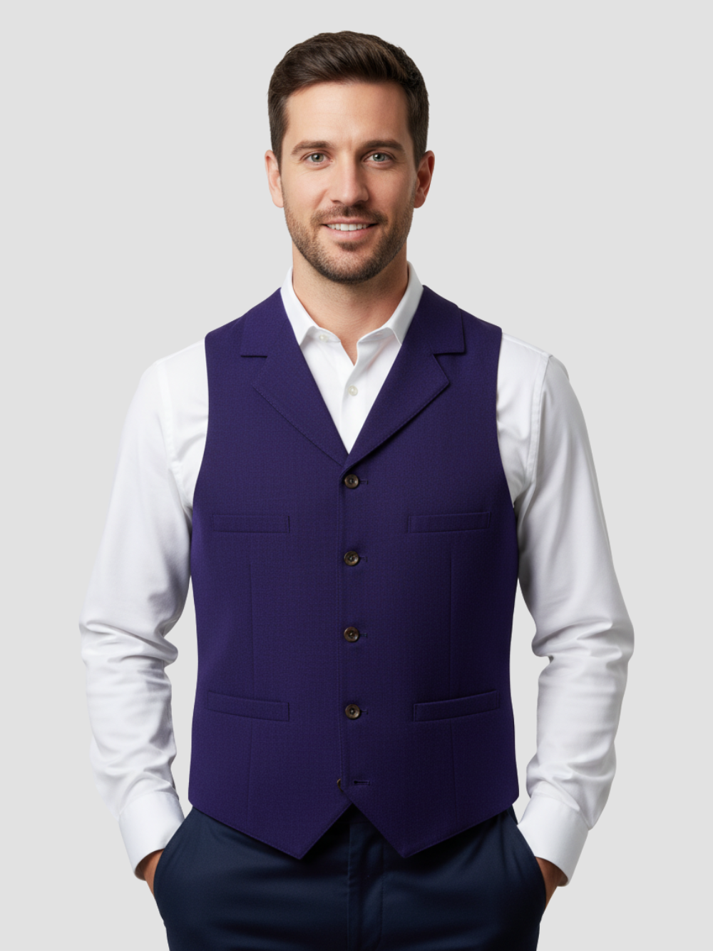 AURELIO | CHALECO DE SASTRERÍA | CORTE ELEGANTE Y VERSÁTIL