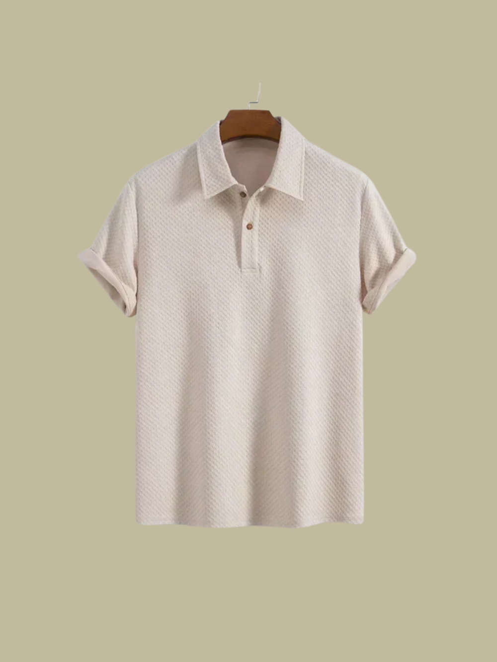 SANTILLANA | POLO RELAJADO | DETALLE TEXTURIZADO