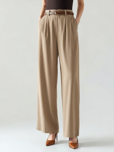 ELVIRA | PANTALÓN DE MUJER | PIERNA ANCHA Y ELEGANCIA RELAJADA