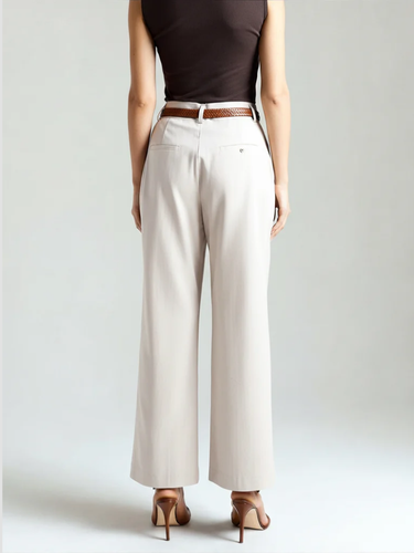 ELVIRA | PANTALÓN DE MUJER | PIERNA ANCHA Y ELEGANCIA RELAJADA