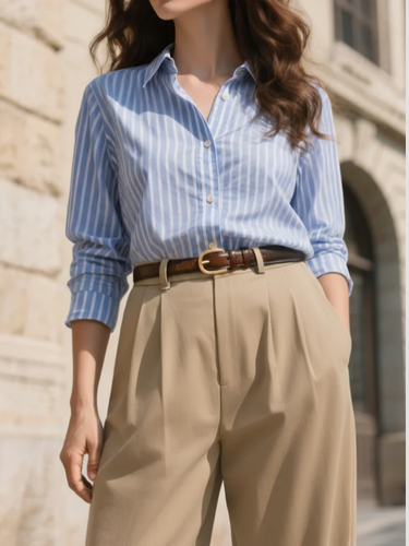 ELVIRA | PANTALÓN DE MUJER | PIERNA ANCHA Y ELEGANCIA RELAJADA