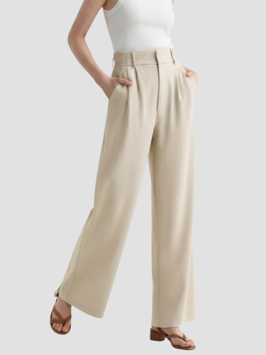 NATALIA | PANTALÓN DE MUJER | PIERNA ANCHA Y ELEGANCIA SASTRERA