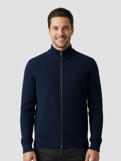 MAURICIO | CÁRDIGAN DE HOMBRE | CREMALLERA EN CACHEMIRA