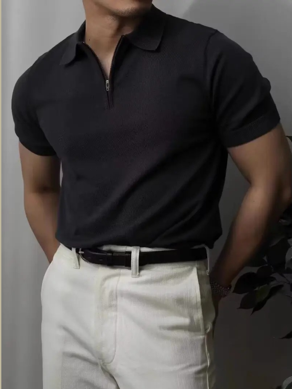 SANTIAGO | POLO CON CREMALLERA | ELEGANCIA MODERNA