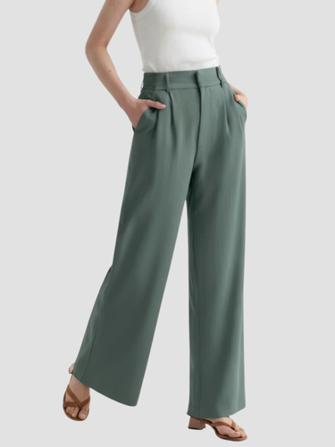 NATALIA | PANTALÓN DE MUJER | PIERNA ANCHA Y ELEGANCIA SASTRERA