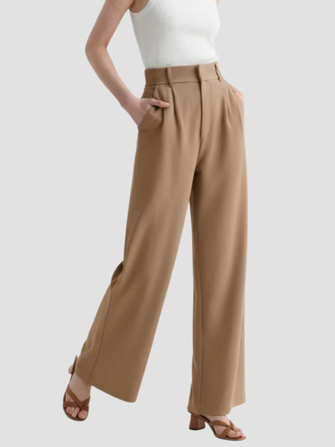 NATALIA | PANTALÓN DE MUJER | PIERNA ANCHA Y ELEGANCIA SASTRERA
