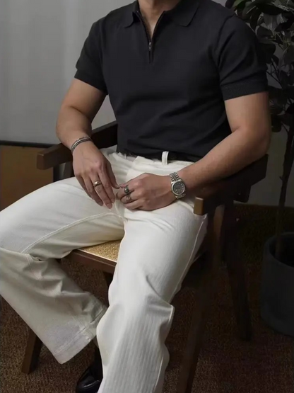 SANTIAGO | POLO CON CREMALLERA | ELEGANCIA MODERNA