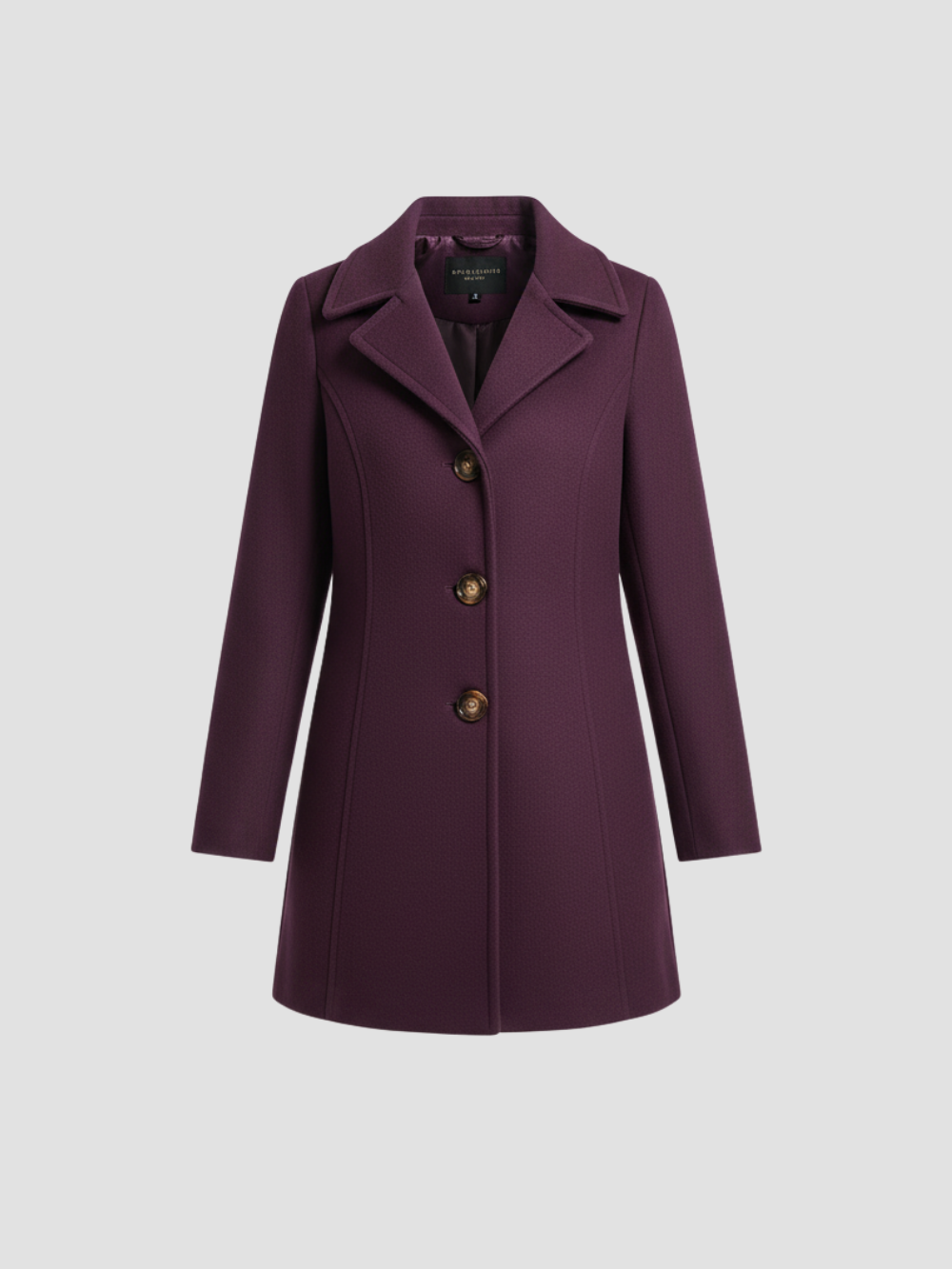 EULENA | ABRIGO DE MUJER CUELLO ALTO – ELEGANCIA LIMPIA Y ABRIGO LIGERO