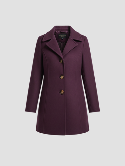 EULENA | ABRIGO DE MUJER CUELLO ALTO – ELEGANCIA LIMPIA Y ABRIGO LIGERO